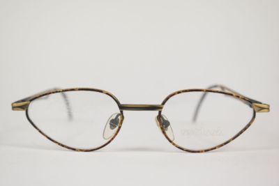 Vintage Optilook Pro Line 7094 46 18 Brown Oval Glasses Frame NOS