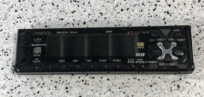 Kenwood Excelon KDC-X715 Car Stereo CD Player | 1 DIN | Faceplate