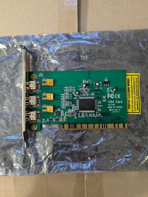 3 Port Firewire PCI Card, Tested!
