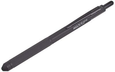 Ohto Mf20k3b Multipen Hexagon Barrel Knurled Grip 3 Points Matte Black