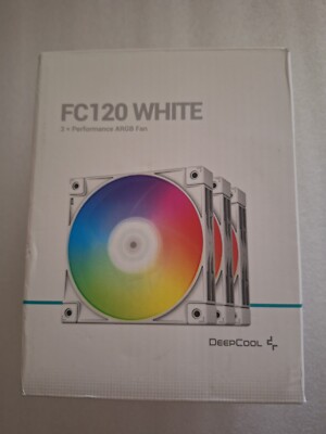 DeepCool FC120-3 in 1 WH Performance RGB Case Fan/WHITE