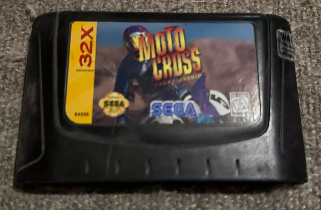 Jogo Motocross Sega 32x Original