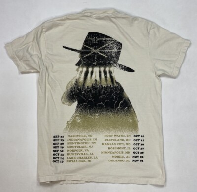 Larry Fleet Fall Tour 2023 Graphic T-shirt Men Medium Short Sleeve Music