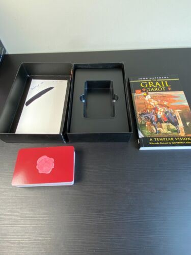 The Grail Tarot A Templar Vision by John Matthews & Giovanni Caselli Book Cards - Picture 3 of 6