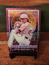 2021 Panini Overdrive Brent Honeywell Rookie Purple Velocity PRIZM #25 Rays