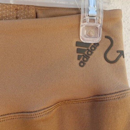RARE Adidas x Wood Wood Women's How We Do Shirt and Leggings Tan Size Small - Picture 12 of 12