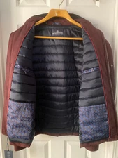 NWT Hart Schaffner Marx Red.e.tech Waterproof Coat Men's Large Retail 350.00