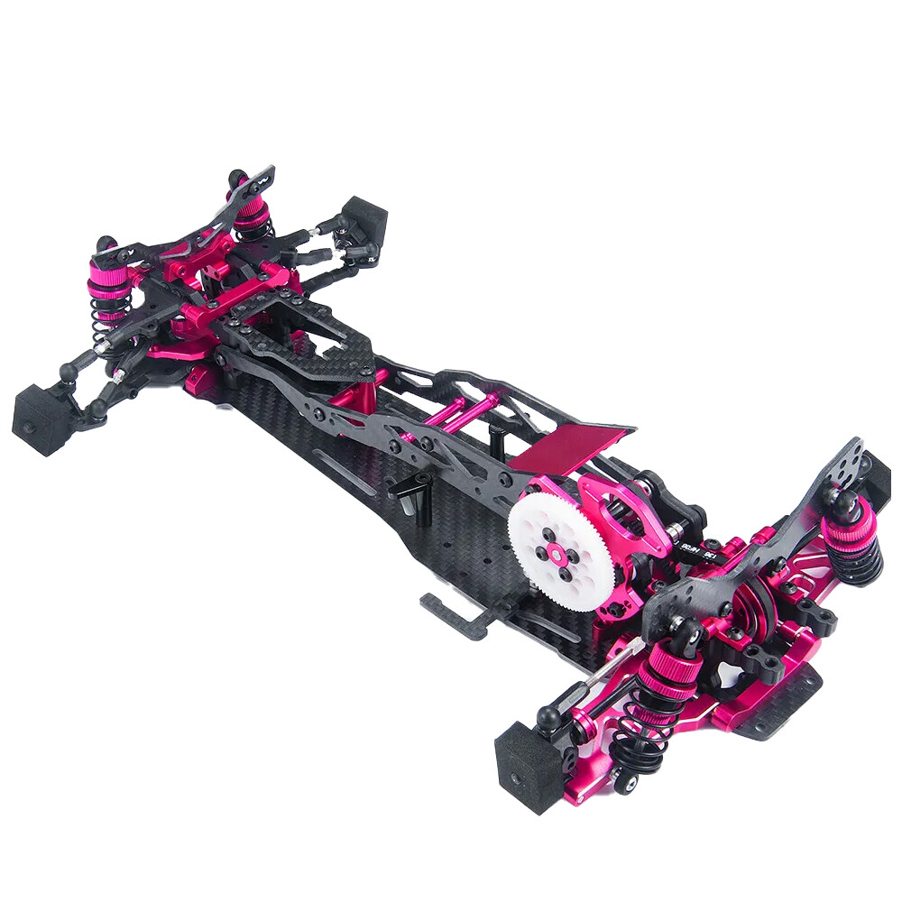 Alloy & CF 1/10 Chassis Sakura D5 MR V2 Frame Kit RC 2WD Drift Car