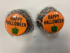 2 packs of 48 96 Halloween cupcake liners baking cups trick or treat partparty