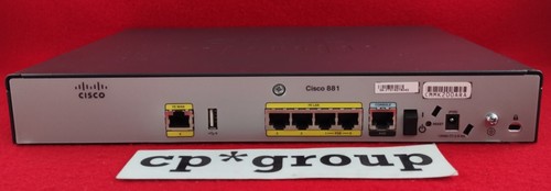 Cisco 800 Series 4-Port 10/100 FE & 2-Port PoE Integrated Service Router C881-K9 - Picture 4 of 4