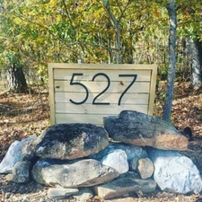 10 inch Elegant Modern House Numbers Letters