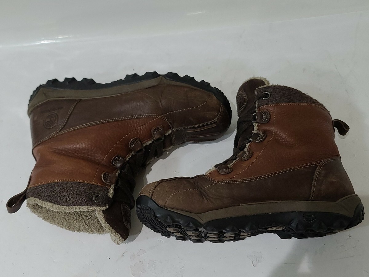 Timberland Woodbury Faux Shearling Insulated Waterproof Duck Boot Brown Men\'s 11 Timberland Woodbury Faux Shearling Insulated Waterproof Duck  main image 2