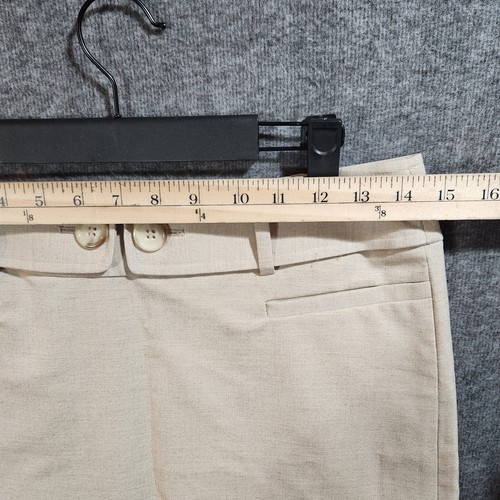 NWT The Limited Women's Size 0 Lined Mini Skirt Stretch Beige Khaki Buttons - Picture 9 of 13