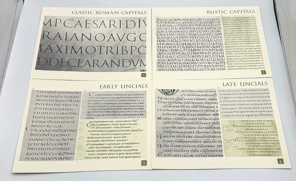 CALLIGRAPHY HERITAGE Fonts Typography Lettering Specimen Geyer Studio Set RARE - Image 4 of 4