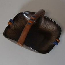 Kostbare ArtDeco Henkelschale - tolles Design