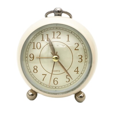 Classic Vintage Alarm Clock with Silent Ticking Bedroom Bedside