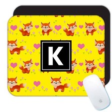 Gift Mousepad : Cute Baby Fox Revelation Kids Nursery Room Decor Pattern Animal