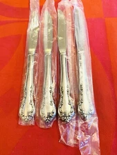 Oneida Profile St Louis Stainless 4- Dinner Knives 9" NEW