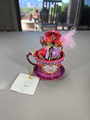 Charming Tails Hamilton Collection Friendship Is Tea-rrific Friends Forever 
