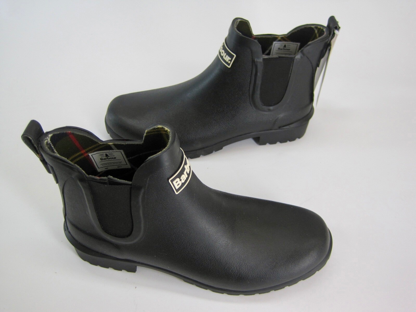 Barbour Wilton Wellington Black Rubber 