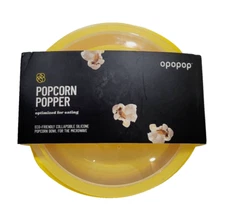 Popcorn Popper Microwave Popcorn Maker Opopop Silicone Collapsible Bowl USA MADE