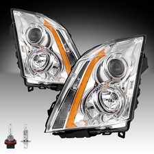 For 2008-2014 Cadillac Cts Headlights Headlight Leftright Halogen Type Wbulbs For 2008-2014 Cadillac Cts Headlights Headlight Leftright Halogen Type Wbulbs