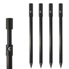 Black Bank Sticks Carp Coarse Ali Aliminium BankSticks Bank Sticks Fishing