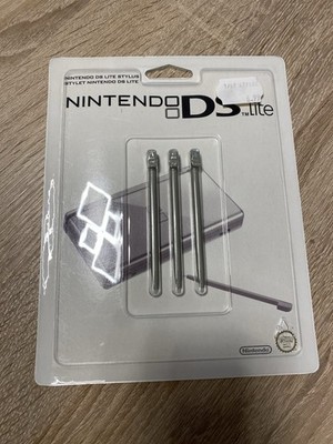 Original Nintendo DS Lite Stylus / 3 Stifte / Silber / NEU OVP