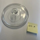 Vintage 12 Pyrex Lid G1C A  Round Clear Glass Replacement Lid  9” Diameter