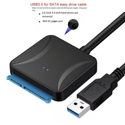 High Speed für SATA auf USB für 3 0 Kabel für SSD HDD mit 12V Netzteil