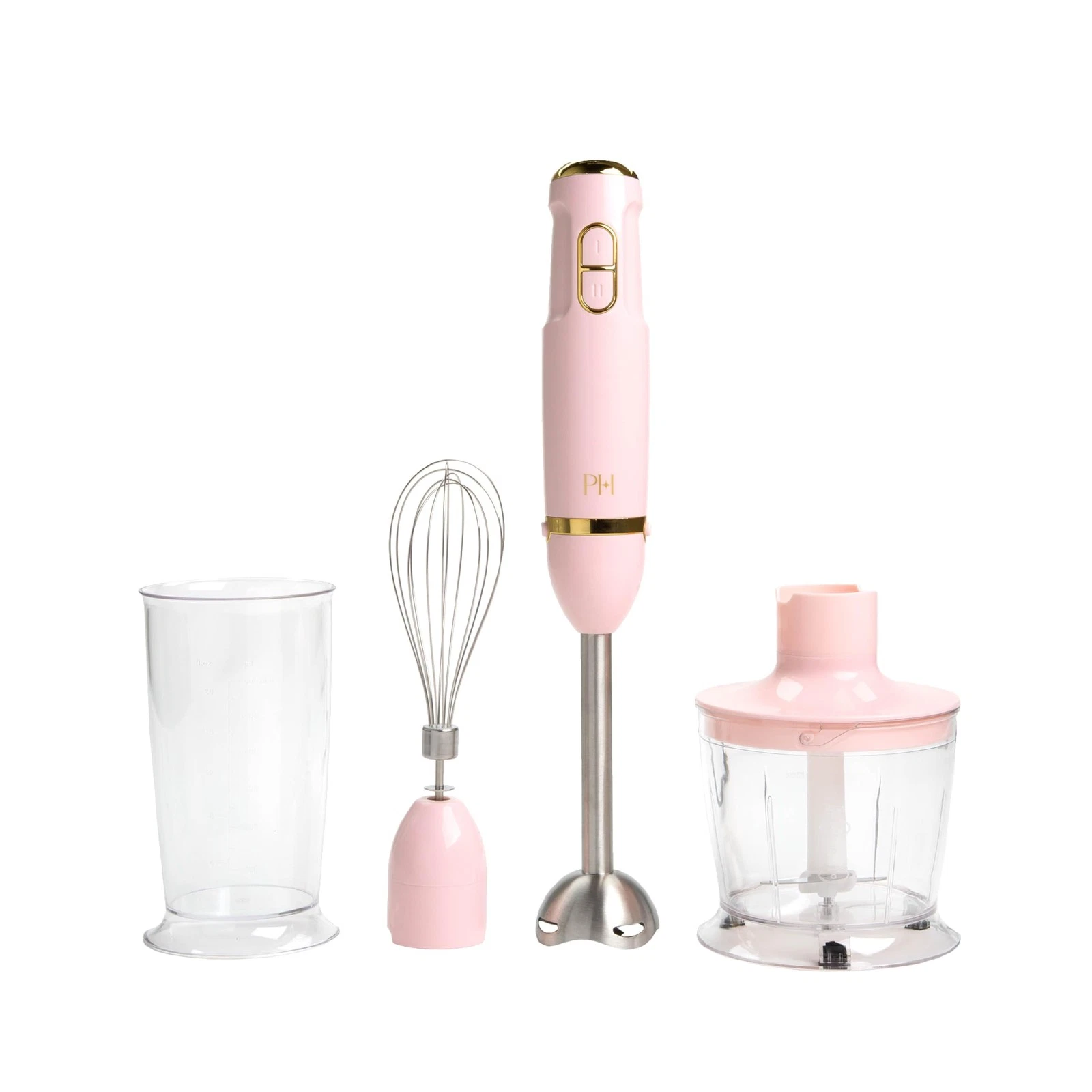 Hand Blender Set, 3-in-1 Immersion Blender with Whisk, Blending & Chopper Att...