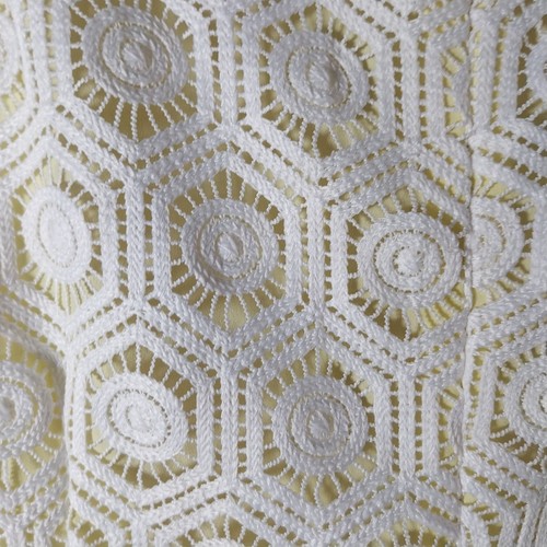 Principles Size 18 Dress Lace White Lemon Yellow - Picture 5 of 5