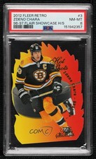 2012 Fleer Retro 1996-97 Flair Showcase Hot Shots Design Zdeno Chara PSA 8 1in5