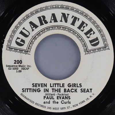 PAUL EVANS Seven Little Girls Sitting / Worshipping GUARANTEED 200 VG- 45 1959