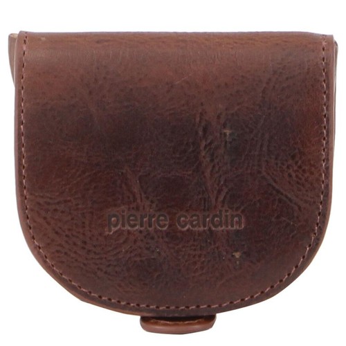 Monedero de cuero italiano Pierre Cardin billetera genuina protección RFID - coñac - Imagen 3 de 3
