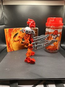 LEGO BIONICLE Tahu Nuva 8572 Complete Set with Canister & Instruction Manual