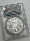 2016 $1 American Silver Eagle PCGS MS70 First Strike 30th Anniversary Toning