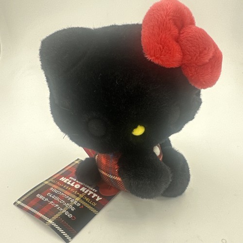 Hello Kitty Plüsch 50th Anniversary Limited Edition Expo (Black Tartan Color) - Bild 1 von 7