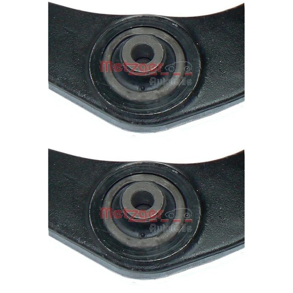 2X Metzger Querlenker Unten Vorne Passend FÜR Peugeot 206 206+ Links+Rechts-image