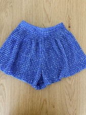 Zara Blue Flowy Shorts Girls Size 8