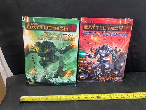 Classic BattleTech Tactical Operations and Total Warfare books 35101 and 35003