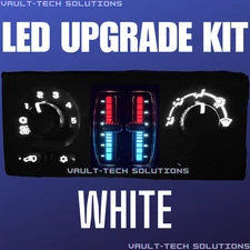 White Led Climate Control Upgrade Kit Silverado Sierra Suburban Tahoe 03-06