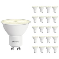 Warm White GU10 LED Bulb 6W MR16 Track Lighting - 20 Pack