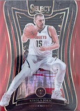 2024 Panini Select Base Set - Mezzanine#313 Nikola Jokic Red Flash Prizms