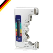 Digitaler Batteriepr&uuml;fer LCD, Universal Batterietester f&uuml;r AA, 9V, Knopfzelle...