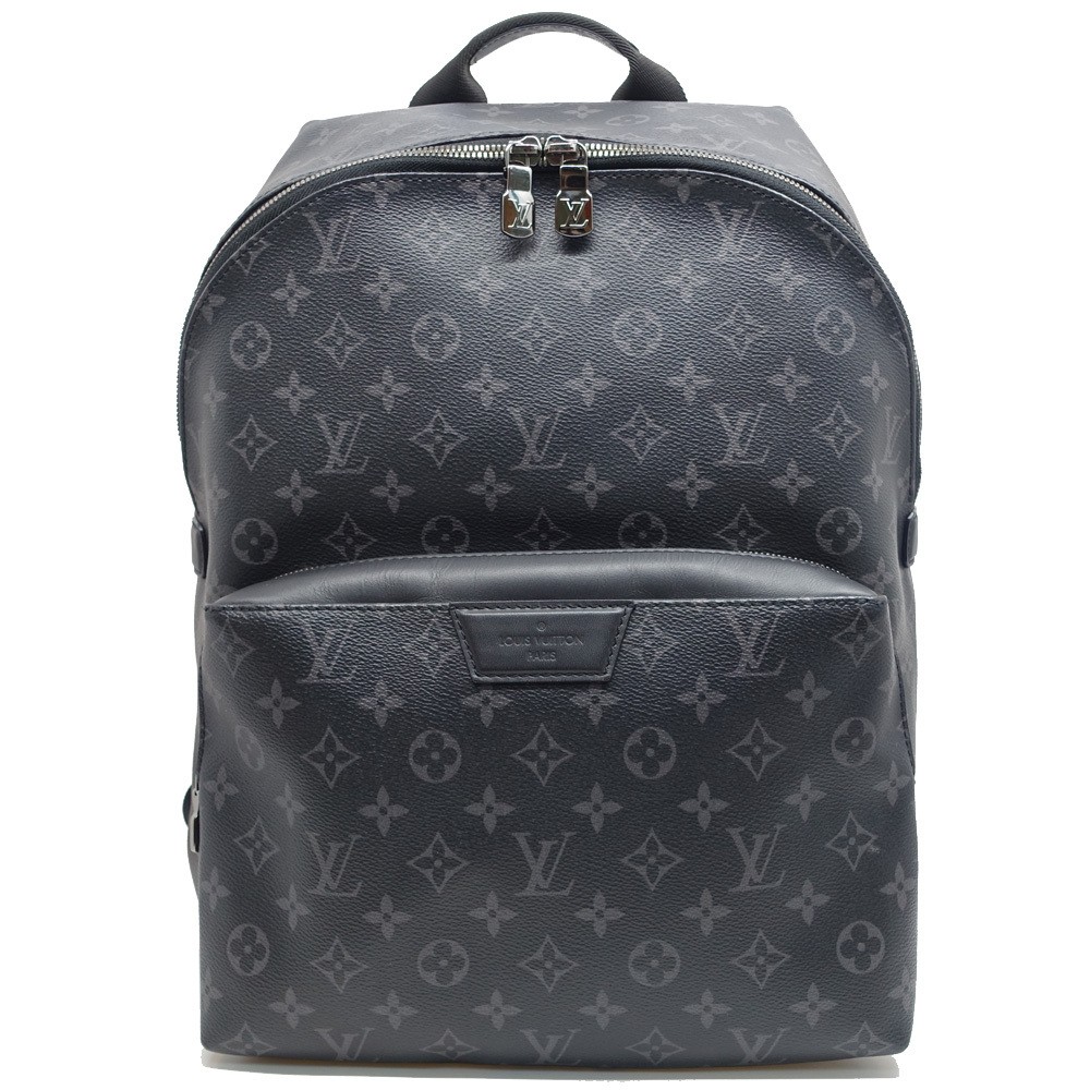 Louis Vuitton Apollo M43186 Monogram Eclipse Backpack in Noir with Silver Hardware 5755