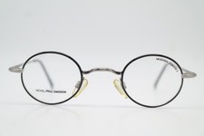 Vintage Brille MODERN CLASSICS 6222-02 Schwarz Silber Oval Brillengestell
