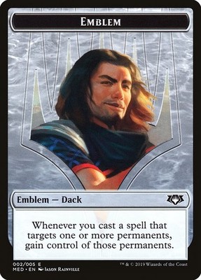 Dack Fayden Emblem NonFoil TMED R2 NM MTG