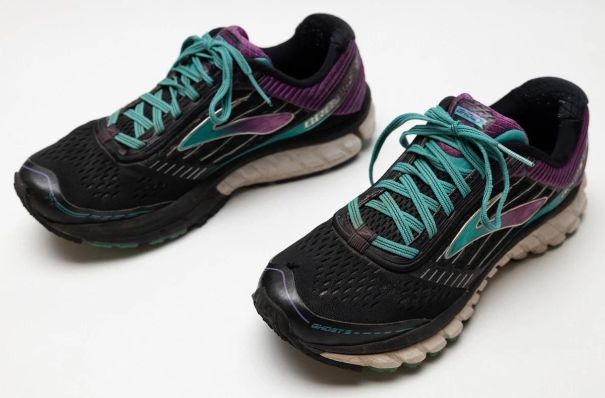 Brooks Ghost 9 Black/Purple for sale | eBay