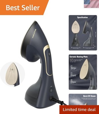User-Friendly 2-in-1 Steamer/Iron - Quick Heat-Up & Burst Steam Feature